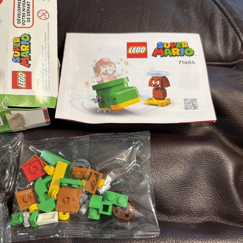 LEGO Super Mario: Goomba's Shoe Expansion Set (71404) Open Box Sealed Legos
